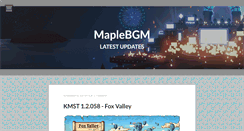 Desktop Screenshot of maplebgm.com