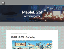 Tablet Screenshot of maplebgm.com